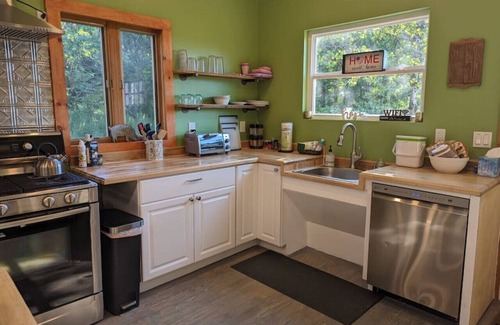 Hurleyville Casa | Universally Accessible Agrihood Farmhouse Hiking/Fireplace/Getaway