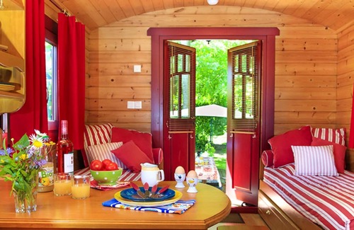 Crecy-en-Ponthieu Casa | Caravana-Romántico-Vista al bosque-Baño con ducha