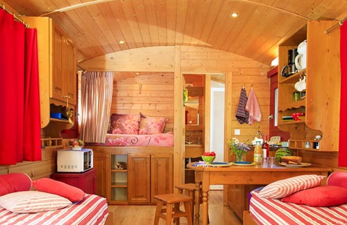 Crecy-en-Ponthieu Casa | Caravana-Romántico-Vista al bosque-Baño con ducha
