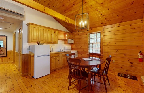 Northport Cabina | Unwind in this dog-friendly cabin with kitchen, firepit, WiFi & wooded views