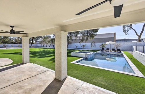 Glendale Apartamento | Upscale Glendale Casita with Pool and Hot Tub!