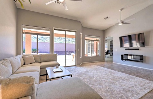 Estrella Mountain Ranch Casa | Upscale Goodyear Retreat with Outdoor Oasis!