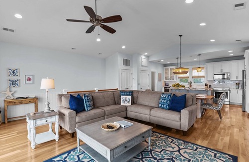 North Carolina Coast Casa | Upscale ocean view home with elevator and dog friendly!