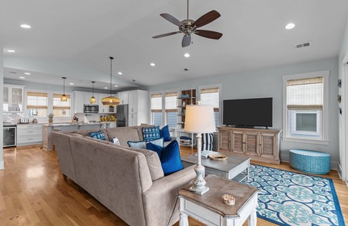 North Carolina Coast Casa | Upscale ocean view home with elevator and dog friendly!