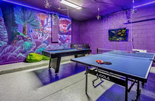 Kissimmee Casa | Upstay Vibrant Home w Themed Rooms Pool & Games