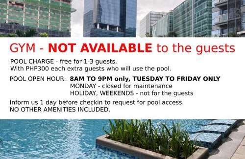 Taguig Apartamento | Uptown Parksuites Apartments Tower 1 BGC by PH Staycation