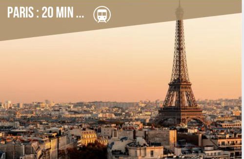 Quartier du Vieux-Pont - Sainte-Genevieve Apartamento | Urban cocon - 15 min de La Défense - 20min Paris