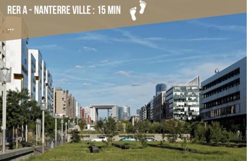 Quartier du Vieux-Pont - Sainte-Genevieve Apartamento | Urban cocon - 15 min de La Défense - 20min Paris