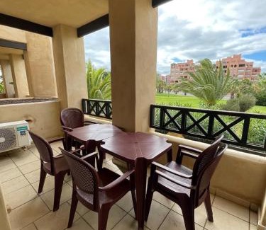 Punta del Moral Apartamento | Urbanización Jardines de Isla canela vista jardín By SIT