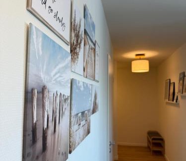 Tossens Apartamento | Urlaub an der Nordsee - NEUE Penthouse-Ferienwohnung Deichliebe, direkt hinterm Deich