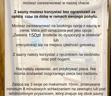Bukowiec Chalet De Esquí | Urocza chata z sauną w bieszczadzkim Parku Krajobrazowym