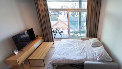 Parnu Apartamento | UUS Luksuslik korter villas,konditsioneer! Tasuta parkimine maja aluses kinnises parklas!