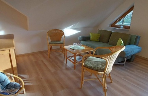 Poppenhausen Apartamento | Vacation apartment Wachtküppel - Holiday apartments Lahmenhof