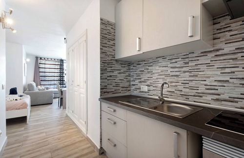 San Miguel de Abona Apartamento | Apartamento de vacaciones 'Green Mary' con piscina compartida, Wi-Fi y aire acondicionado