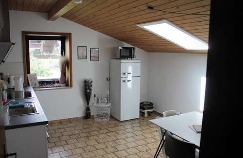 Staudach-Egerndach Apartamento | Vacation apartment Bergliebe, 90 m² for 2-4 persons, eat-in kitchen, bedroom, bathroom/WC, WLAN