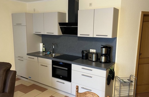 Friedrichswalde Apartamento | Vacation apartment "Zur Biberburg" ground floor-Biber, 68sqm, 2 bedrooms, terrace, max 5 persons