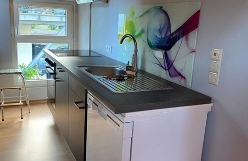 Donaueschingen Apartamento | Vacation apartment on the Brigach, 60 sqm, 1 bedroom and 1 sofa bed, max. 3 persons