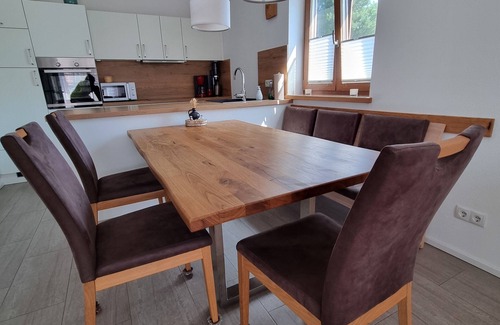 Nussdorf am Inn Apartamento | Vacation apartment, 86sqm, up to 4 people, bathroom, kitchen and large roof terrace