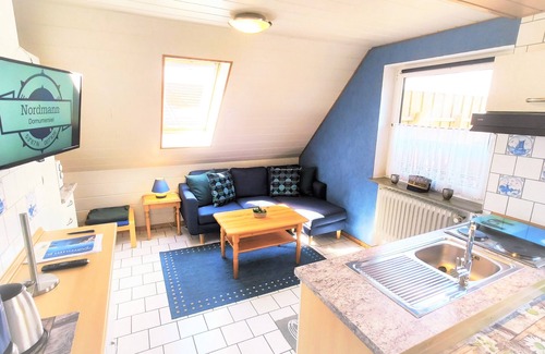 Dornumergrode Apartamento | Guesthouse Zur alten Post - Apartamento Norte