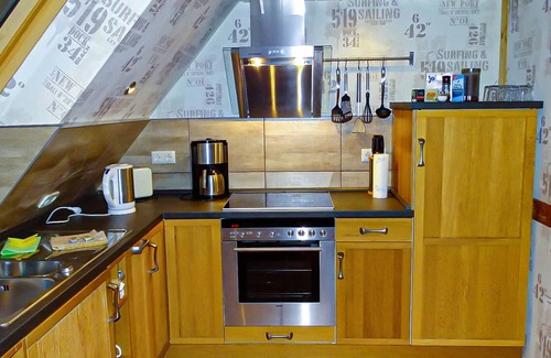 Bodstedt Apartamento | Apartamento 2 - día de fiesta con baño y chimenea