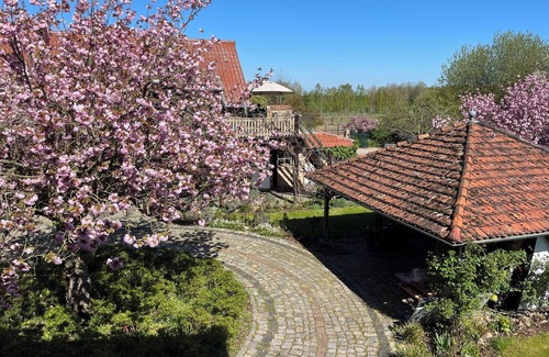 Beelitz Apartamento | Vacation apartment "Camillo" in the asparagus village Schäpe with large southwest terrace