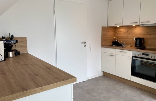 Schillig Apartamento | Vacation apartment Deichblick with 45sqm, 1 bedroom, 1 living-bedroom, balcony, max. 4 persons