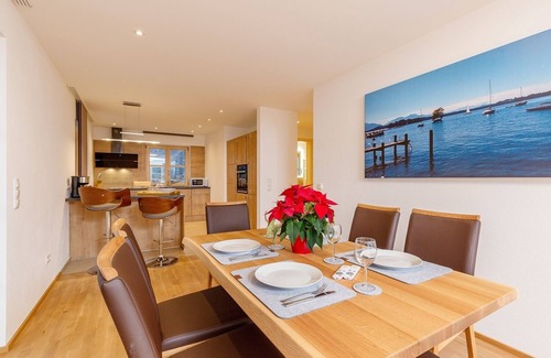 Unterwoessen Apartamento | Apartamento Bergwiesn, 131 m², 2-6 personas, 2 dormitorios, salón, cocina, baño / ducha / WC, WiFi
