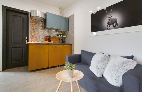 San Cristobal de La Laguna Apartamento | Apartamento de vacaciones 'Estudio Universidad En La Laguna' con terraza, jardín compartido y Wi-Fi
