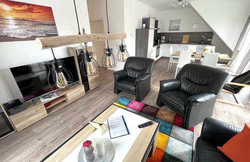 Papenburg Apartamento | Vacation apartment "Nautilus" Papenburg roof terrace EBK new building 74 sqm Free Wifi 2 bedrooms