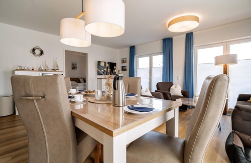 Schillig Apartamento | Vacation apartment on the North Sea - wheelchair accessible and with its own sauna