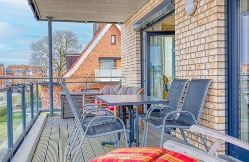 Laboe Apartamento | Apartamento de 5 estrellas Portland Laboe con impresionantes vistas del puerto y el fiordo de Kiel