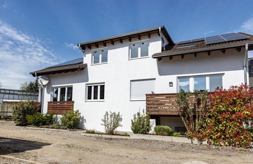 Ohningen Apartamento | Apartamento 'Rheinblick' con vistas al lago, balcón y Wi-Fi