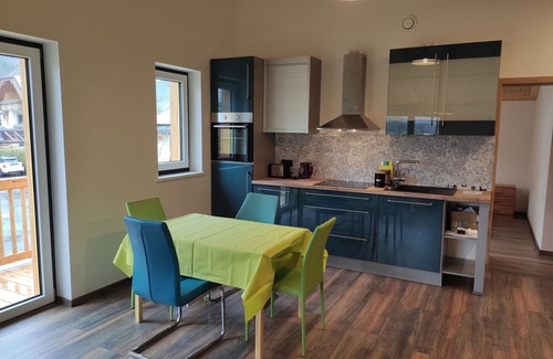 Pidingerau Apartamento | Apartamento Staufenblick (64m²) 1-4 pers. Planta superior 2 habitaciones, cocina, balcón, wifi gratis