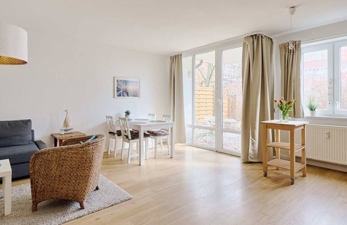 Priwall Apartamento | Silla de playa de vacaciones idilio