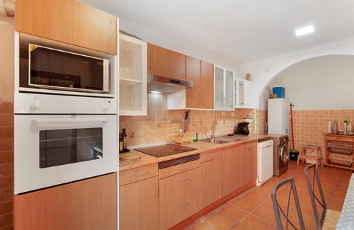 Telde Casa | Casa de vacaciones 'Olas De Plata' con vistas a la montaña, terraza privada y Wi-Fi
