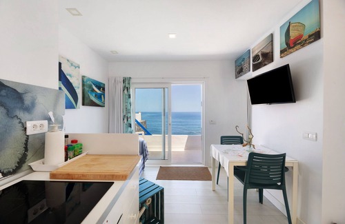Villa de Mazo Apartamento | Casa de vacaciones 'La Cangrejera' cerca de la playa con vistas al mar, terraza y Wi-Fi