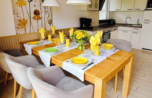 Plau am See Casa | Vacation home "MarthaSee" in the first row with a panoramic view of Lake Plau