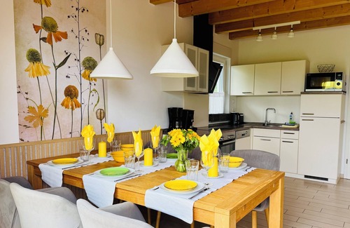 Plau am See Casa | Vacation home "MarthaSee" in the first row with a panoramic view of Lake Plau