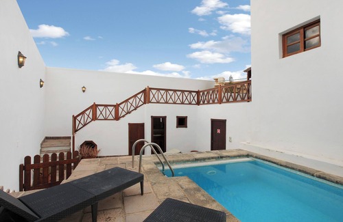 Los Silos Casa | Casa de vacaciones "Rincón de Daute" con vistas al mar y a la montaña, piscina, Wi-Fi y terraza