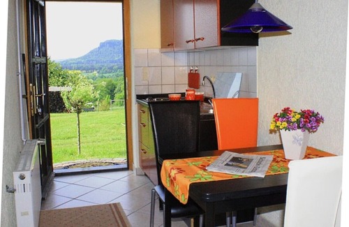 Porschdorf Casa | Vacation home "Schrammsteinblick" with a magnificent panoramic view