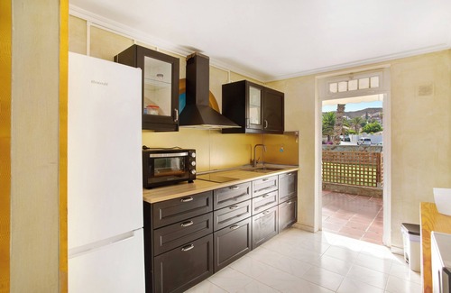 Mogan Apartamento | Casa de vacaciones 'Solhjem' con vistas a la montaña, jardín, terraza y Wi-Fi