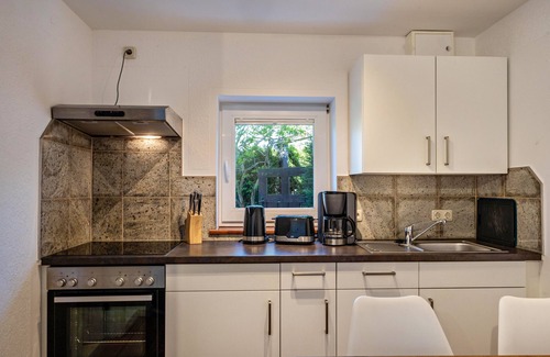 Dierhagen Ost Casa | Casa de vacaciones "Strandnahes Ferienhaus" con terraza privada, jardín privado y Wi-Fi