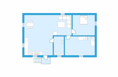 Segmon Casa | Casa de vacaciones Uddersrud (VMD088) en Segmon - 4 personas, 2 dormitorios