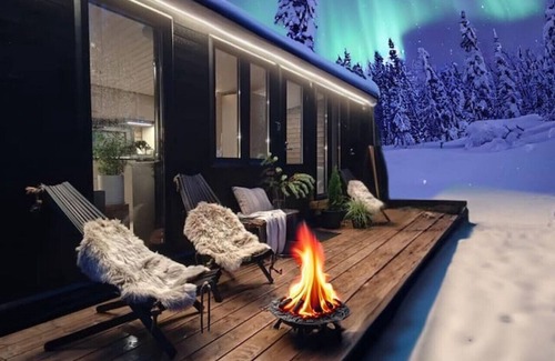 Kolari Cabaña | VADELMA|Sauna|Fireplace|WiFi|BBQ|Terrace|Ski|Ylläs