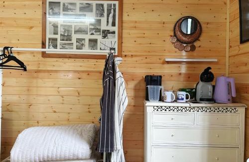 Ahascragh Otro | Valley view cabin in the woods on a farm