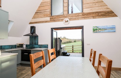 Llandysul Cabaña | VALLEY VIEW HIDEAWAY, pet friendly, with hot tub in Ffostrasol