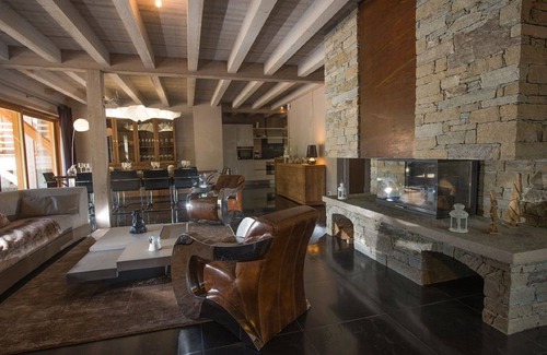 Vars Chalet De Esquí | Vars Les Claux Chalet de lujo Al pie de las pistas Piscina Hammam 16 camas