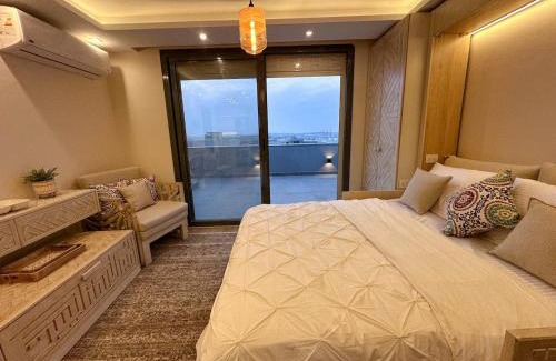 New Cairo Apartamento | velora Studio roof in sodic villette compound
