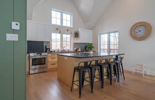Stanstead Township Chalet De Esquí | Verdē-Magog-SPA-10 personnes-Accès au lac