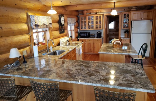 Whitingham Cabina | Lake Front Log Cabin cerca del monte. Nieve